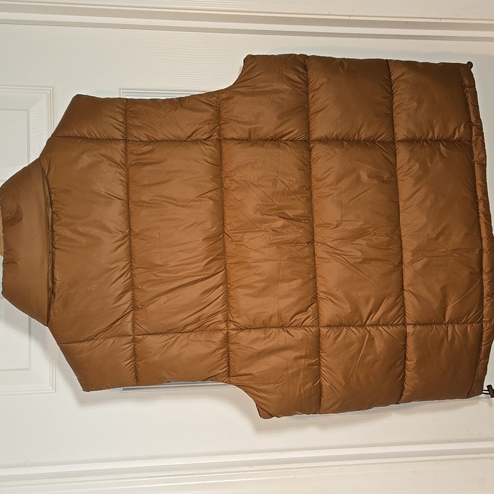 (New) American Eagle Men's Brown Puffer Vest Size L - Picture 3 of 9